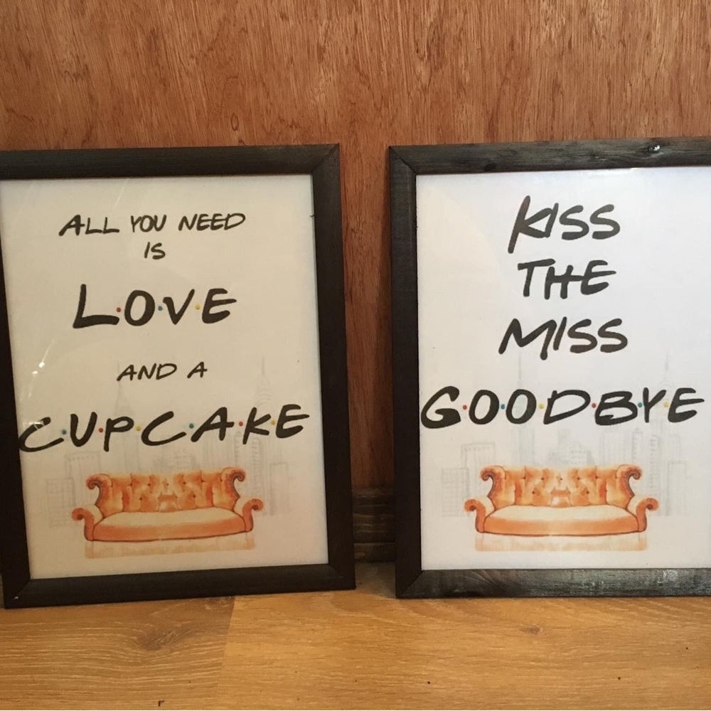 FRIENDS party signs